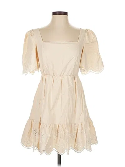 Pre-owned English Factory Cocktail Dress In White