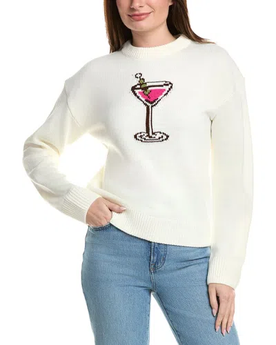 English Factory Cocktail Sweater In White