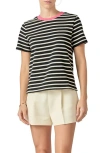 English Factory Contrast Crewneck Stripe T-shirt In Multi