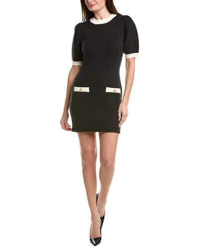 ENGLISH FACTORY ENGLISH FACTORY CONTRAST RIB DETAILED MINI DRESS