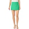 English Factory Cotton Blend Skort In Yellow Green