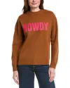 English Factory Crewneck Statement Sweater In Brown