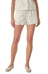 English Factory Crochet Lace Cotton Shorts
