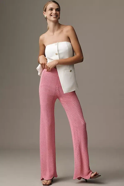 English Factory Crochet Pants In Pink