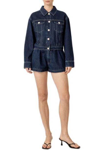 English Factory Denim Trucker Jacket In Blue
