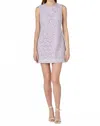 English Factory Doria Crochet Lace Mini Dress In Lilac In Neutral