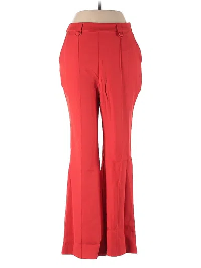 Pre-owned English Factory Dress Pants In Red