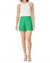 English Factory Ellie High-waisted Mini Shorts In Green