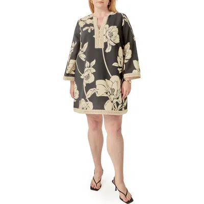 English Factory Floral Cotton Minidress In Multi