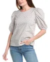 English Factory Floral Print Top