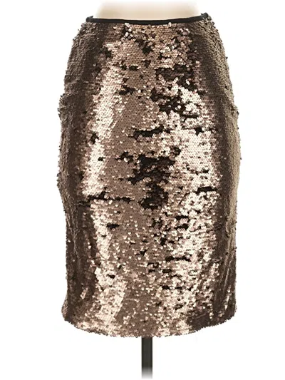 Pre-owned English Factory Formal Skirt In Gold