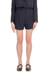 English Factory High Waist Shorts In Navy