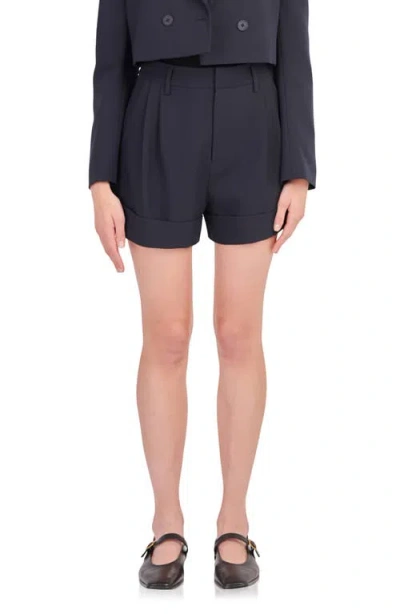 English Factory High Waist Shorts In Navy