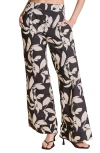 English Factory High Waist Wide Leg Pants In Black