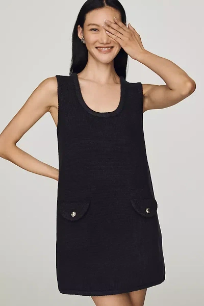 English Factory Knit Mini Dress In Purple