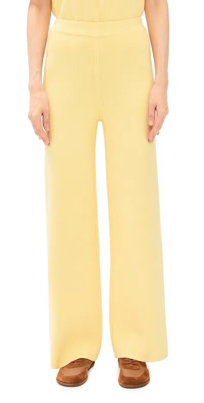 English Factory Knit Pants Butter Yellow