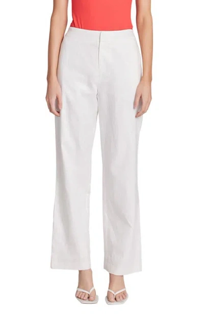 English Factory Linen & Cotton Pants In White