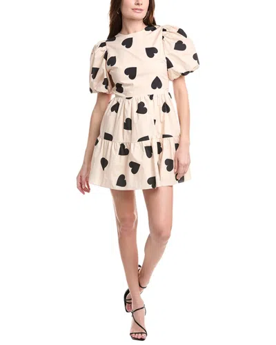 English Factory Mini Dress In Tan