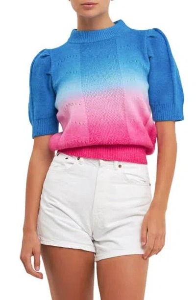 English Factory Ombré Sweater In Multi