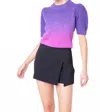 English Factory Ombre Sweater Top In Purple In Purple