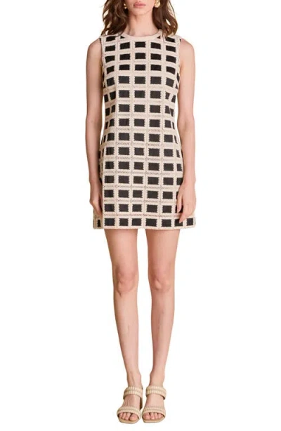 English Factory Open Stitch Sleeveless Sheath Dress