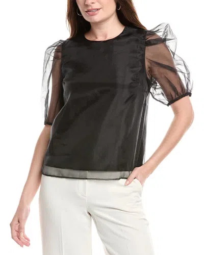 English Factory Organza Mesh Blouse