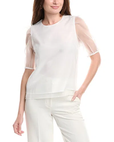 English Factory Organza Mesh Blouse