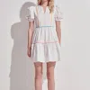 ENGLISH FACTORY PARKER PIPED DRESS