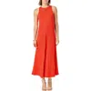 English Factory Pleated Knit Sleeveless Maxi Dress