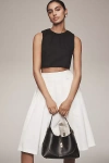 English Factory Pleated Midi Skirt