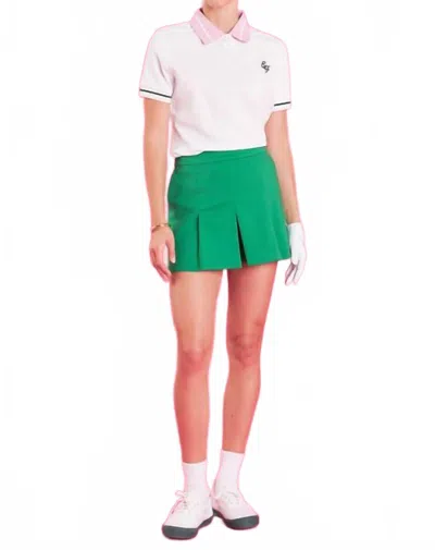 English Factory Polo Shirt In Block In Pink
