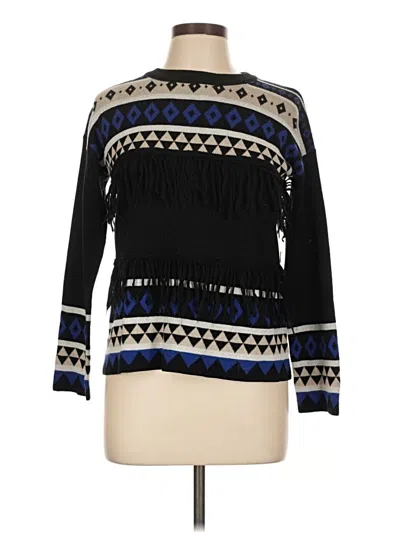 Pre-owned English Factory Pullover Sweater In Black