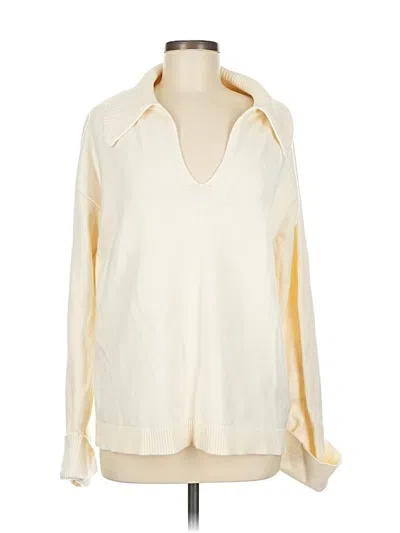 Pre-owned English Factory Pullover Sweater In White