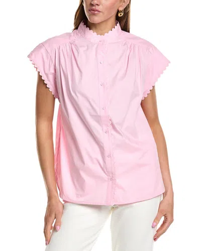 English Factory Ric Rac Detailed Short Sleeve Shirt In Multi