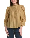 English Factory Ruffle Detailed Blouse In Green