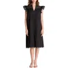 English Factory Scallop Hem Midi Dress In Multi