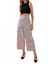English Factory Sequin Tweed Culotte Pants In Silver In Silver