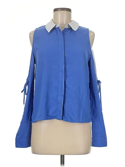 Pre-owned English Factory Sleeveless Blouse In Blue