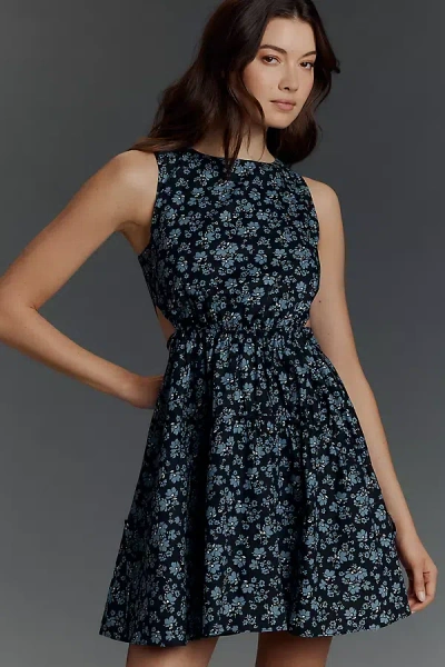 English Factory Sleeveless Cutout Mini Dress