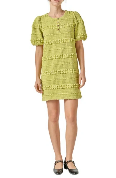 English Factory Smocked Minidress In Multi