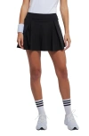 English Factory Sportswear Pleated Stretch Skort In Black