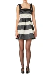 English Factory Stripe Tie Strap Minidress