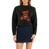 English Factory Teddy Bear Embellished Crewneck Sweater In Dark Green