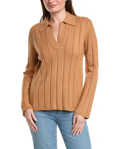 English Factory Texture Top In Brown