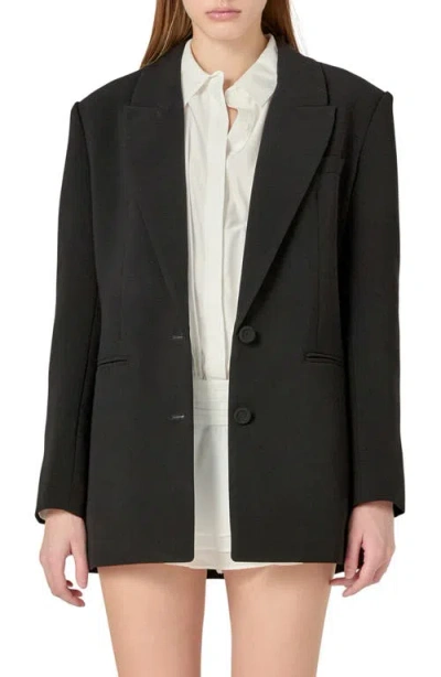 English Factory Timeless Blazer In Black