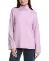 English Factory Oversize Turtleneck Sweater In Purple