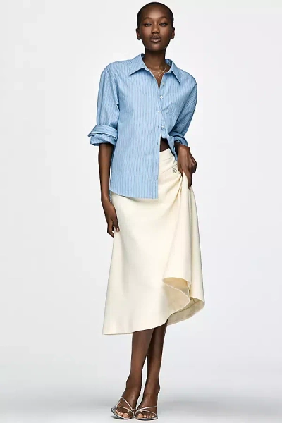 English Factory Tweed A-line Skirt In Neutral