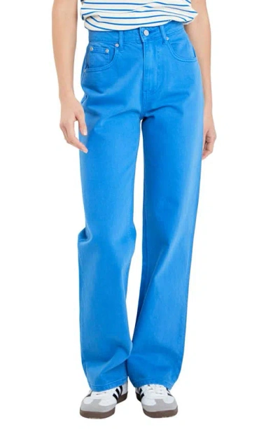 English Factory Wide Leg Jeans In Ocean Blue