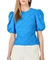 English Factory Asymmetrical Top In Sapphire Blue