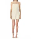 English Factory Back-bow Sleeveless Mini Dress In White
